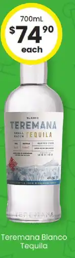 The Bottle O Teremana Blanco Tequila offer