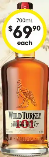 The Bottle O Wild turkey offer