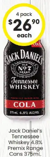 The Bottle O Jack Daniel's Tennessee Whiskey offer