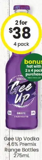 The Bottle O Gee Up Vodka offer