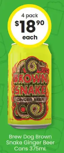 The Bottle O Brown snake offer