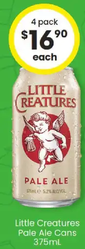 The Bottle O Little Creatures Pale Ale Cans offer