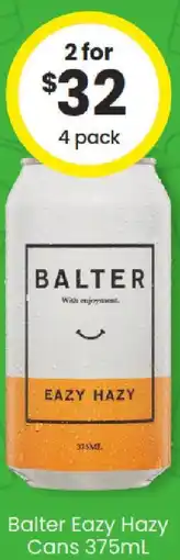 The Bottle O Balter Eazy Hazy Cans offer