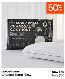 Myer Charcoal Foam Pillow offer