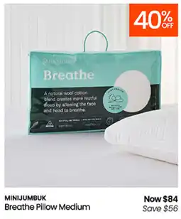 Myer Breathe Pillow Medium offer