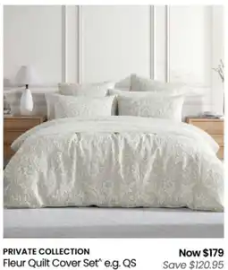 Myer Fleur Quilt Cover Set offer