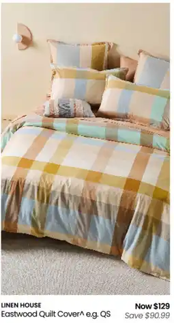 Myer Eastwood Quilt Cover offer
