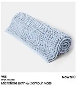 Myer Microfibre Bath & Contour Mats offer