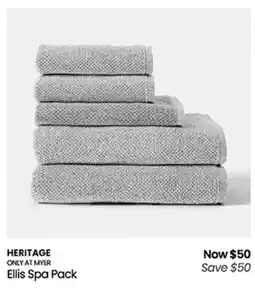 Myer Ellis Spa Pack offer