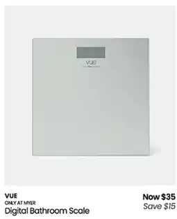 Myer Digital Bathroom Scale offer