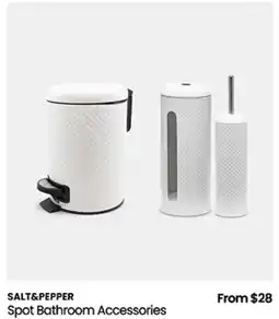Myer Spot Bathroom Accessories offer