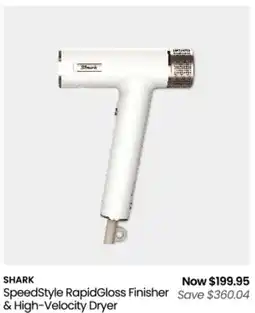 Myer SpeedStyle RapidGloss Finisher Save $360.04 & High-Velocity Dryer offer