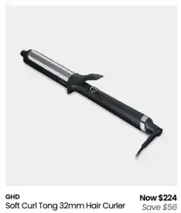 Myer Soft Curl Tong 32mm Hair Curler offer