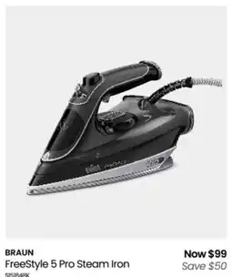 Myer FreeStyle 5 Pro Steam Iron offer
