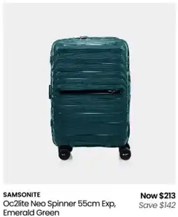 Myer Oc2lite Neo Spinner 55cm Exp, Emerald Green offer