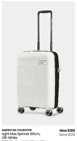 Myer Light Max Spinner 69cm, Off-White offer
