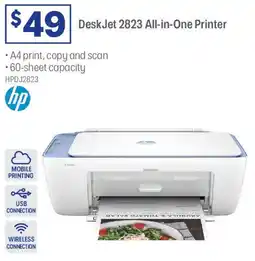 Officeworks DeskJet 2823 All-in-One Printer offer