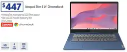 Officeworks Ideapad Slim 314" Chromebook offer