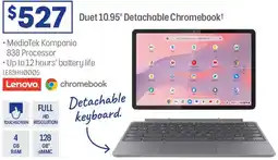 Officeworks Duet 10.95" Detachable Chromebook offer