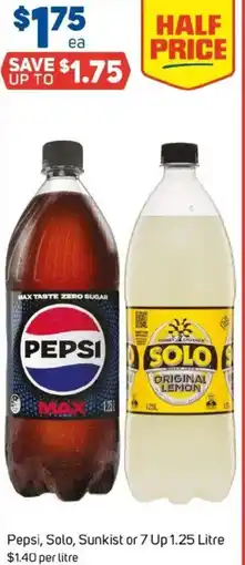 Foodland Pepsi, Solo, Sunkist or 7 Up offer