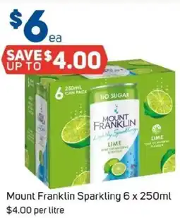 Foodland Mount Franklin Sparkling offer