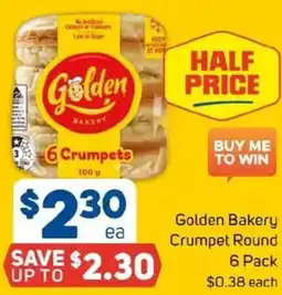Foodland Golden Bakery Crumpet Round offer