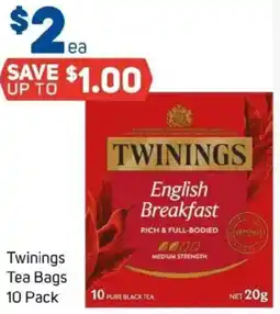 Foodland Twinings Tea Bags offer