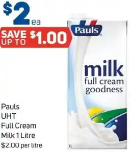 Foodland Pauls UHT Full Cream Milk offer