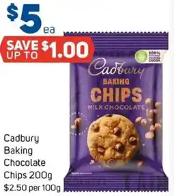 Foodland Cadbury Baking Chocolate Chips offer