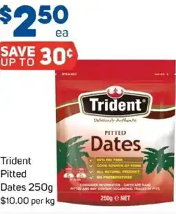Foodland Trident Pitted Dates offer