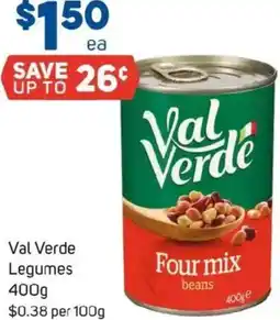 Foodland Val Verde Legumes offer