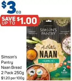 Foodland Simson's Pantry Naan Bread offer
