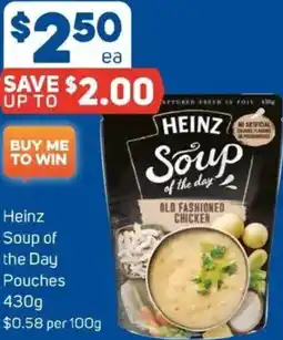 Foodland Heinz Soup of the Day Pouches offer
