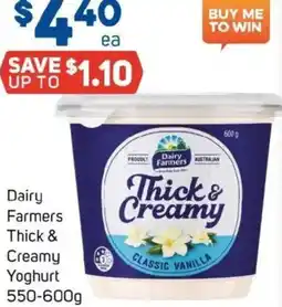 Foodland Dairy Farmers Thick & Creamy Yoghurt offer