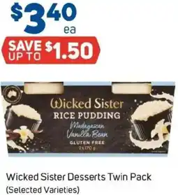 Foodland Wicked Sister Desserts Twin Pack offer