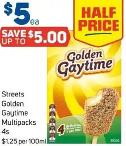 Foodland Streets Golden Gaytime Multipacks offer