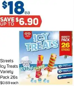 Foodland Streets Icy Treats Variety Pack offer