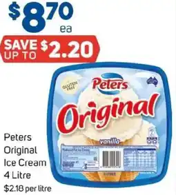Foodland Peters Original Ice Cream offer