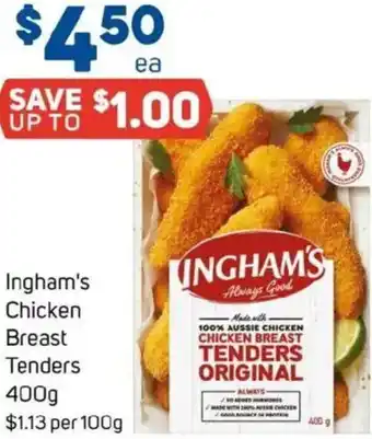 Foodland Ingham's Chicken Breast Tenders offer