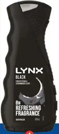 Foodland LYNX Shower Gel or Bodywash offer