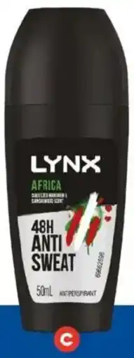 Foodland LYNX Roll On Deodorant offer