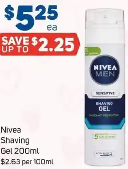 Foodland Nivea Shaving Gel offer