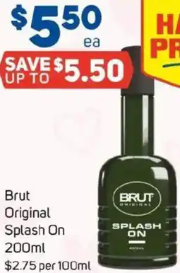 Foodland Brut Original Splash On offer
