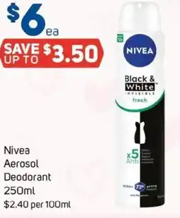 Foodland Nivea Aerosol Deodorant offer