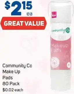 Foodland Community Co Make Up Pads offer