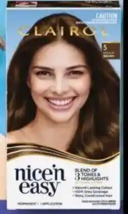 Foodland Clairol Nice 'N Easy Hair Colour offer