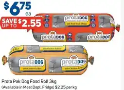 Foodland Prota Pak Dog Food Roll offer