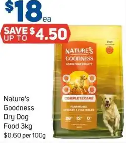 Foodland Nature's Goodness Dry Dog offer