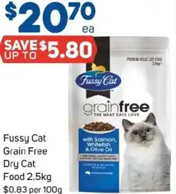 Foodland Fussy Cat Grain Free Dry Cat Food offer