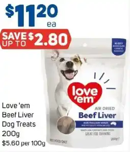 Foodland Love 'em Beef Liver Dog Treats offer